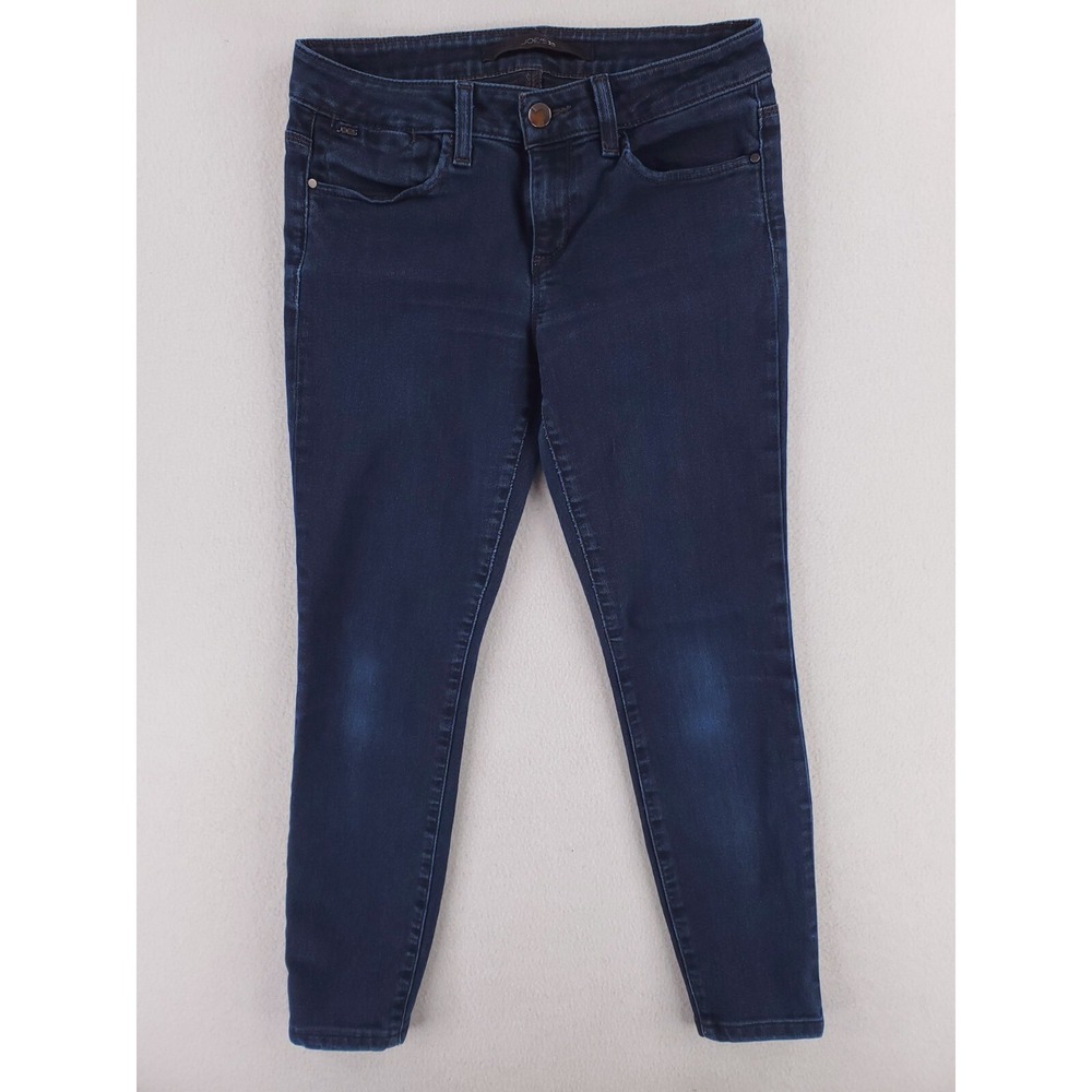 Joes Jeans Womens 27 Blue Chelsea Skinny Ankle Stretch Denim Dark Wash Pants
